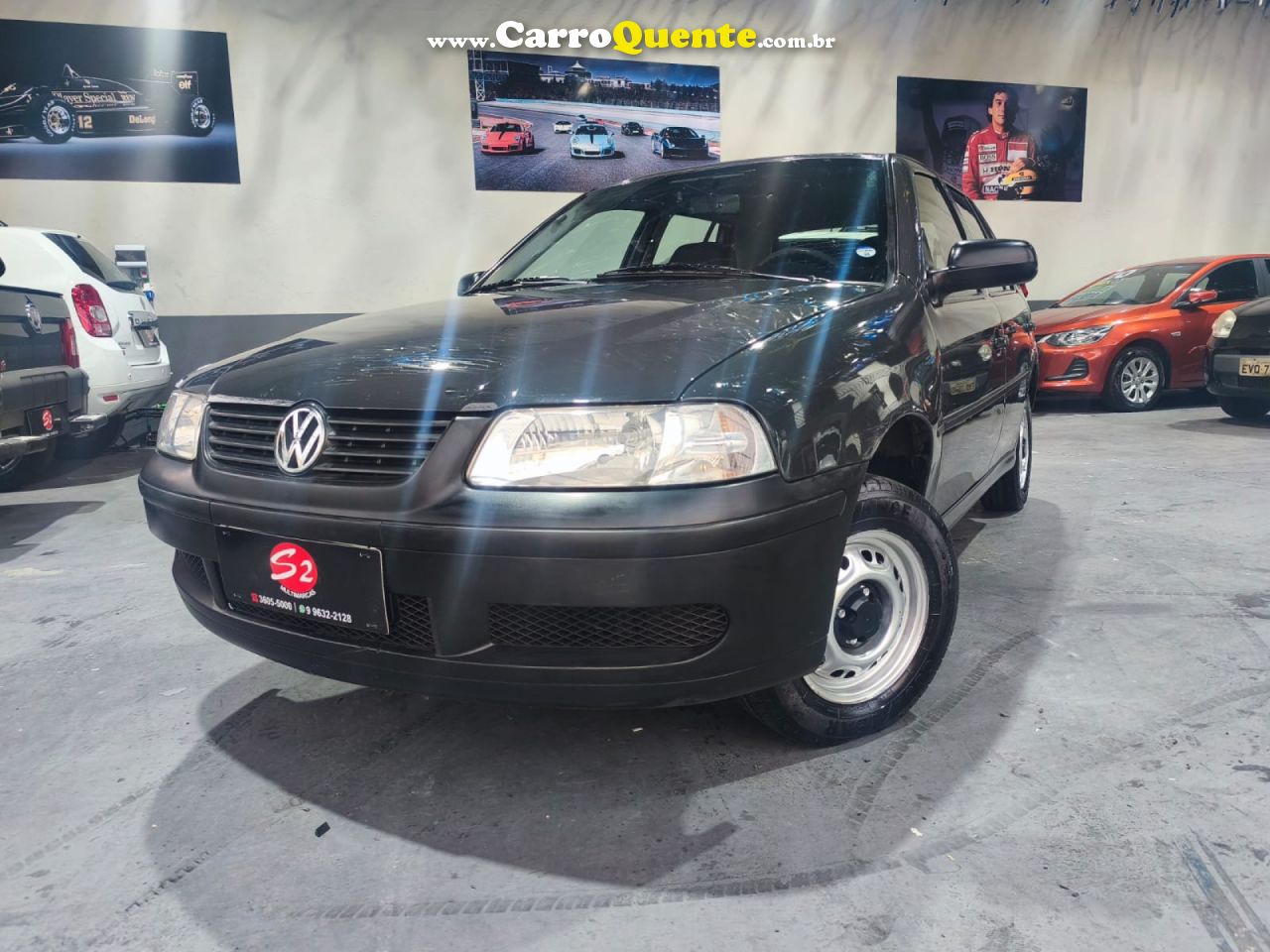 VOLKSWAGEN   GOL CITY 1.0 MI 8V 4P   CINZA 2005 1.0 GASOLINA - Loja