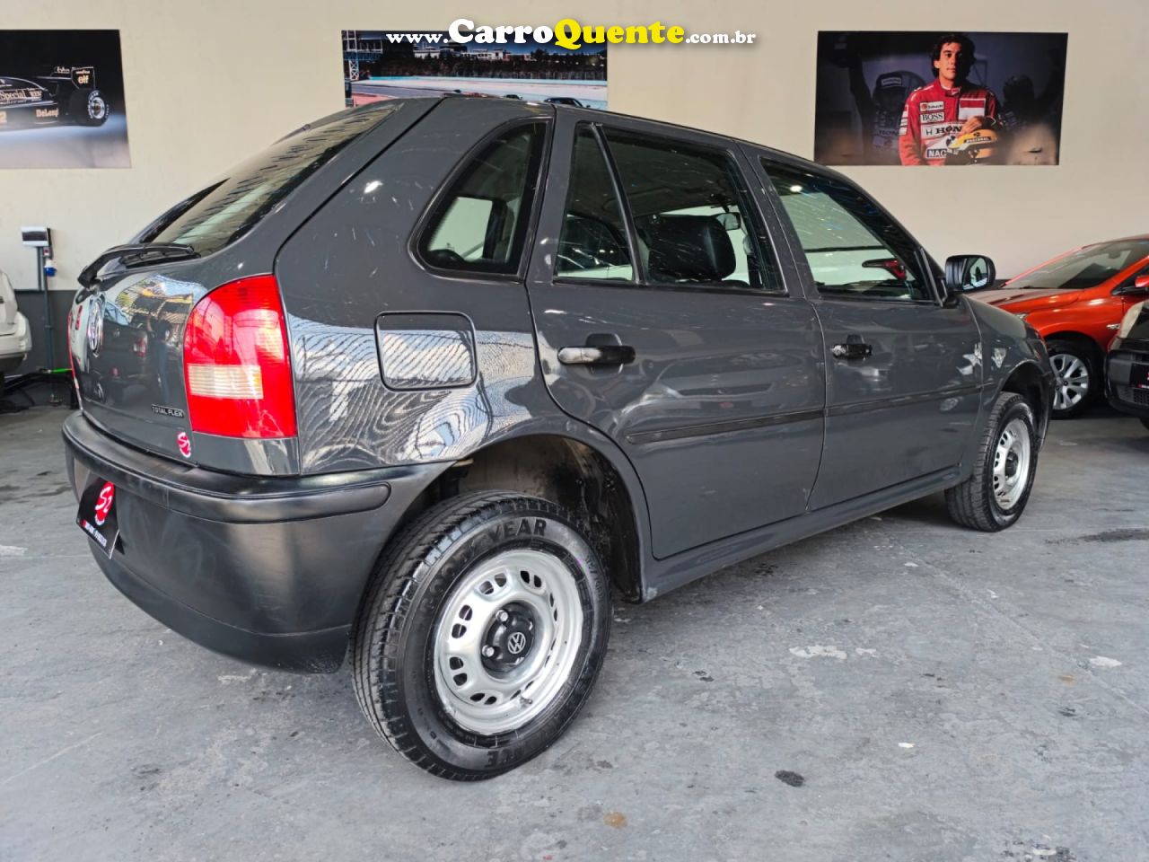 VOLKSWAGEN   GOL CITY 1.0 MI 8V 4P   CINZA 2005 1.0 GASOLINA - Loja