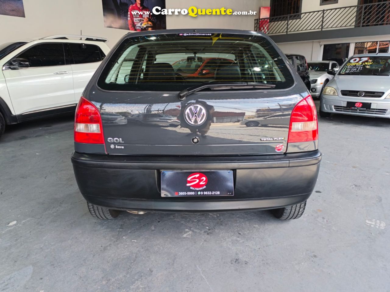 VOLKSWAGEN   GOL CITY 1.0 MI 8V 4P   CINZA 2005 1.0 GASOLINA - Loja