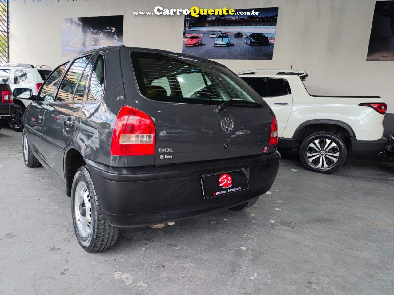 VOLKSWAGEN   GOL CITY 1.0 MI 8V 4P   CINZA 2005 1.0 GASOLINA - Loja