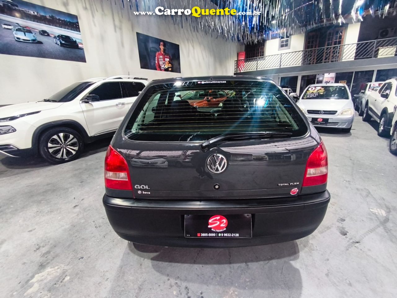 VOLKSWAGEN   GOL CITY 1.0 MI 8V 4P   CINZA 2005 1.0 GASOLINA - Loja