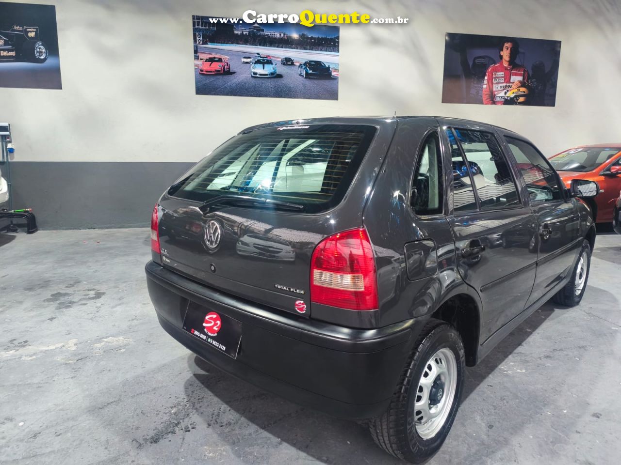 VOLKSWAGEN   GOL CITY 1.0 MI 8V 4P   CINZA 2005 1.0 GASOLINA - Loja