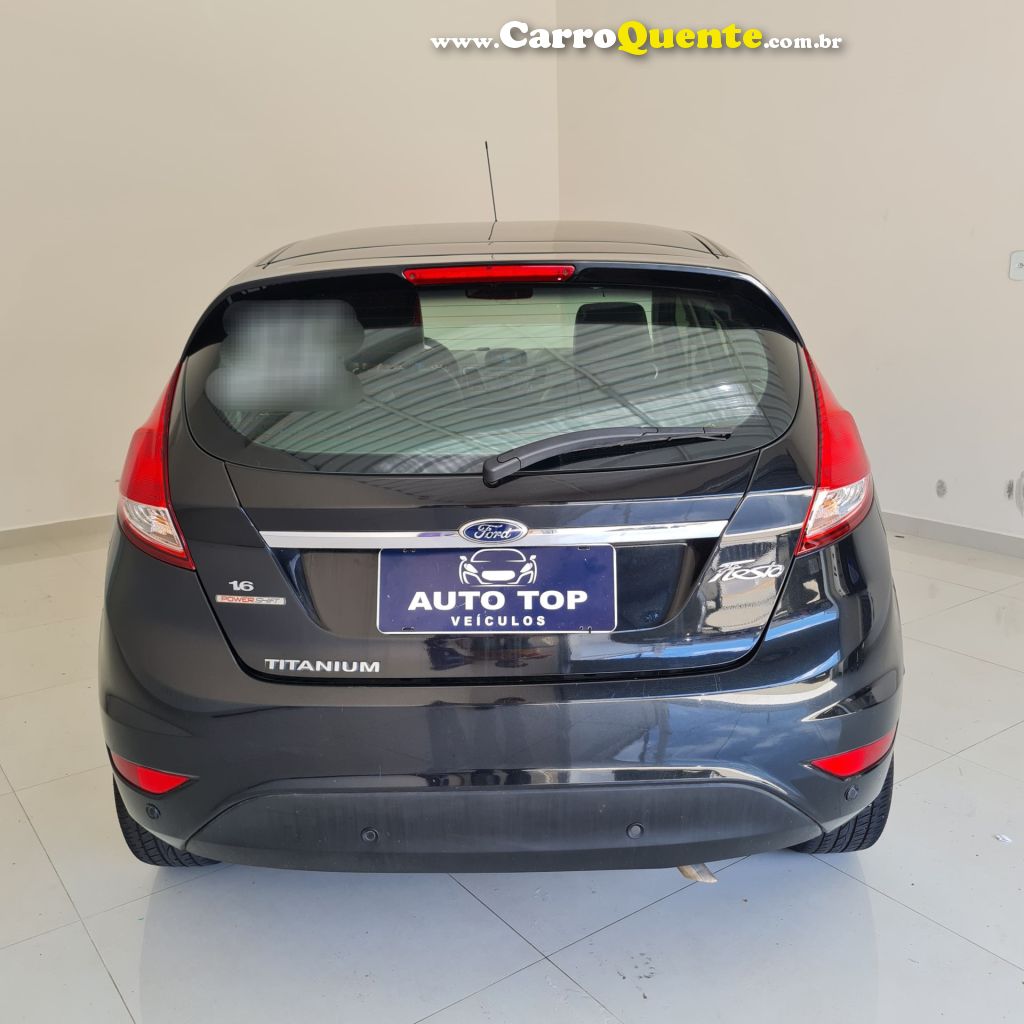 FORD   FIESTA TIT.TIT.PLUS 1.6 16V FLEX AUT.   PRETO 2015 1.6 FLEX - Loja