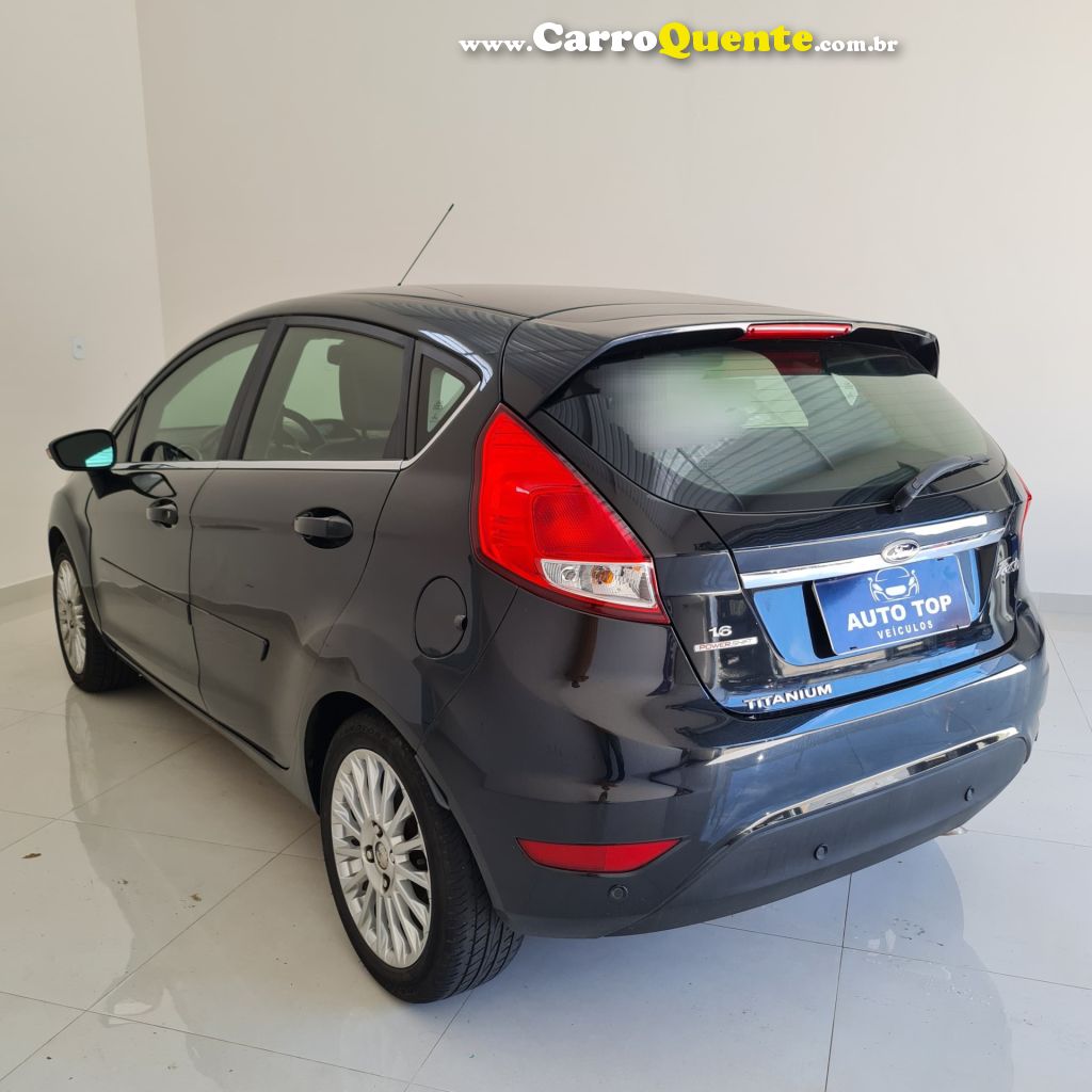 FORD   FIESTA TIT.TIT.PLUS 1.6 16V FLEX AUT.   PRETO 2015 1.6 FLEX - Loja