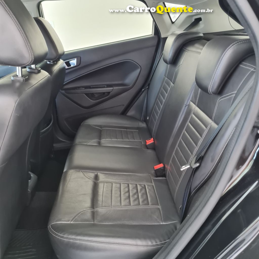 FORD   FIESTA TIT.TIT.PLUS 1.6 16V FLEX AUT.   PRETO 2015 1.6 FLEX - Loja