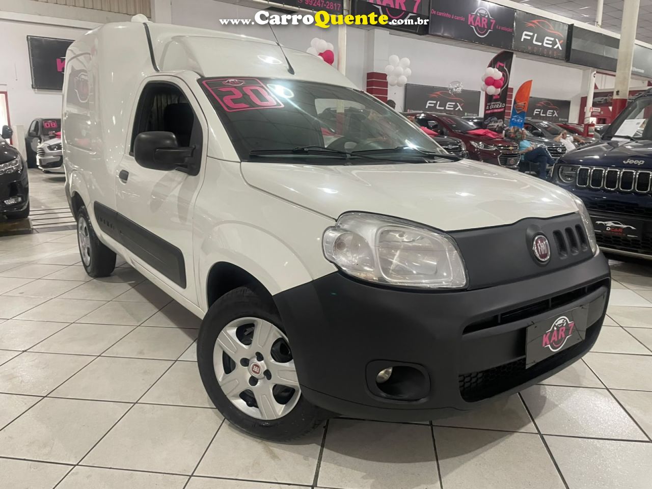 FIAT   FIORINO FURGÃO WORK. HARD 1.4 FLEX 8V 2P   BRANCO 2020 1.4 FLEX - Loja