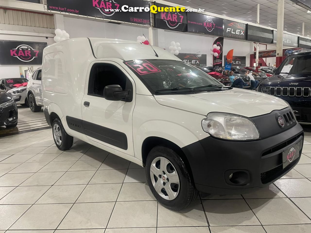 FIAT   FIORINO FURGÃO WORK. HARD 1.4 FLEX 8V 2P   BRANCO 2020 1.4 FLEX - Loja