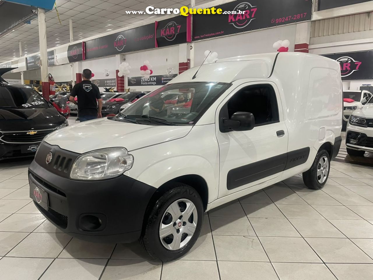FIAT   FIORINO FURGÃO WORK. HARD 1.4 FLEX 8V 2P   BRANCO 2020 1.4 FLEX - Loja