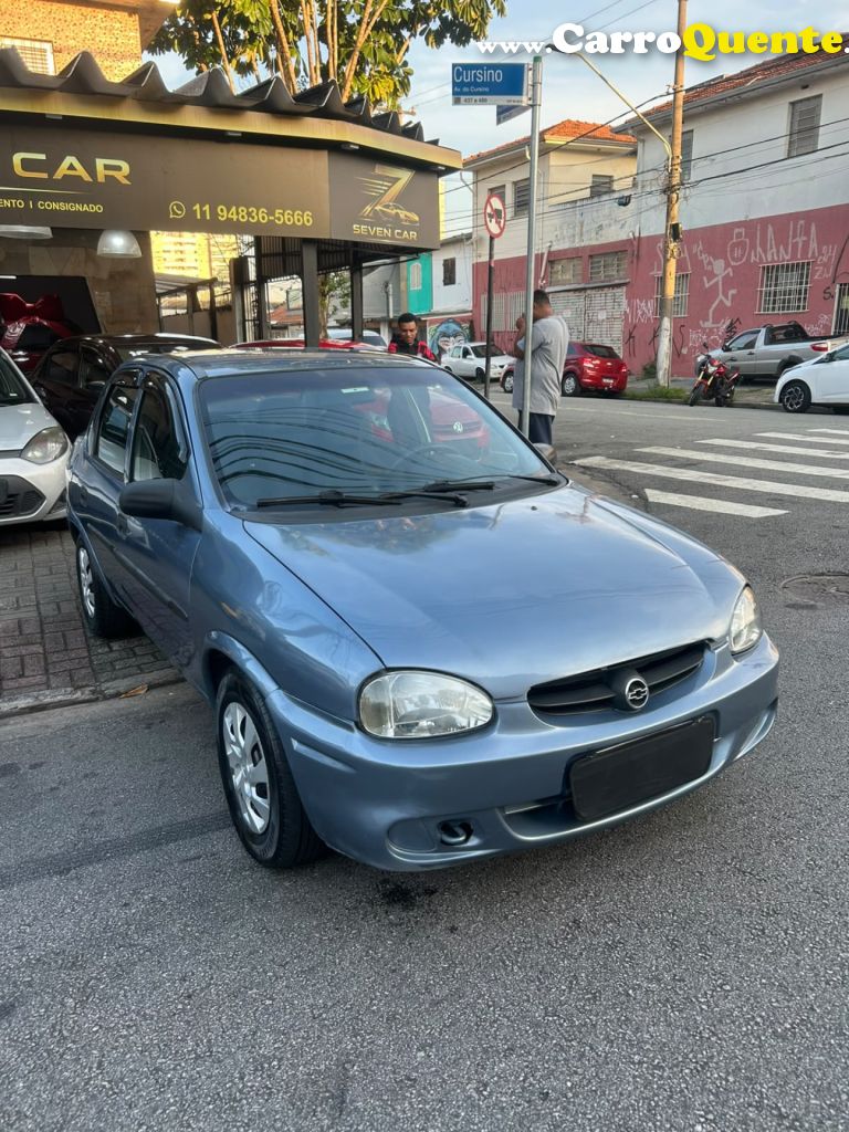 CHEVROLET   CORSA SED.WIND 1.0MILLENIUMCLASSIC VHC   AZUL 2002 1.0 GASOLINA - Loja