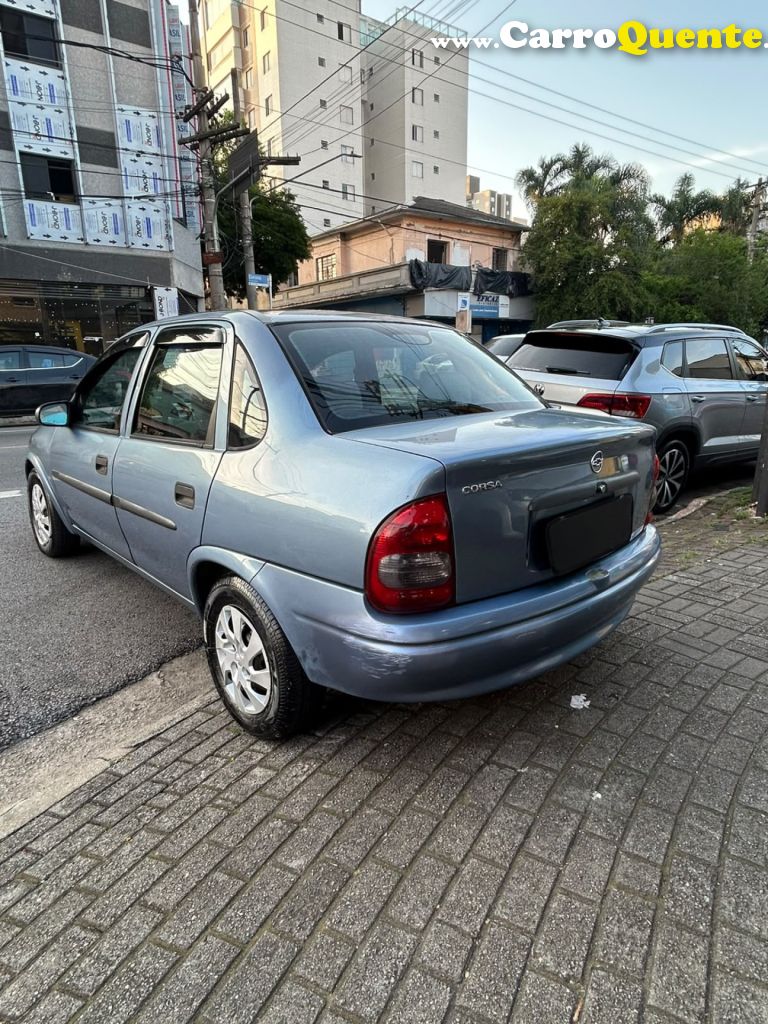 CHEVROLET   CORSA SED.WIND 1.0MILLENIUMCLASSIC VHC   AZUL 2002 1.0 GASOLINA - Loja