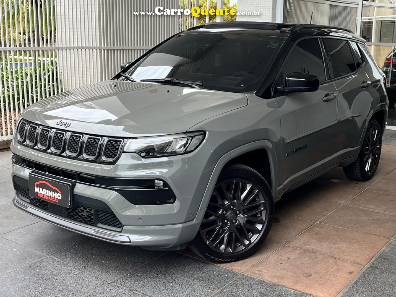 JEEP   COMPASS SERIE S UNICO DONO BAIXA KM GARANTIA DE FABRICA   CINZA 2024 1.3 FLEX - Loja
