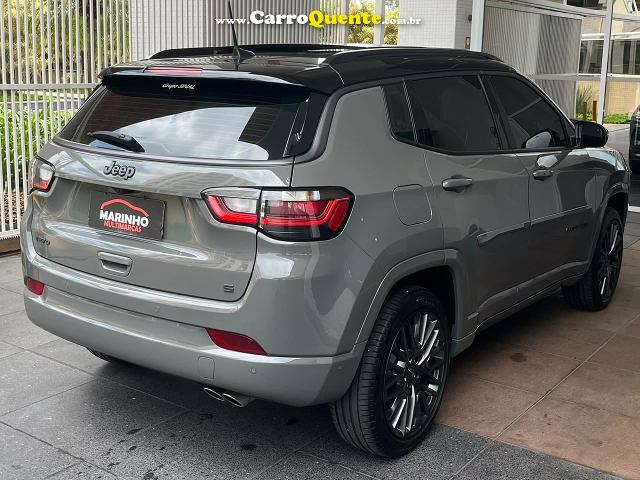 JEEP   COMPASS SERIE S UNICO DONO BAIXA KM GARANTIA DE FABRICA   CINZA 2024 1.3 FLEX - Loja