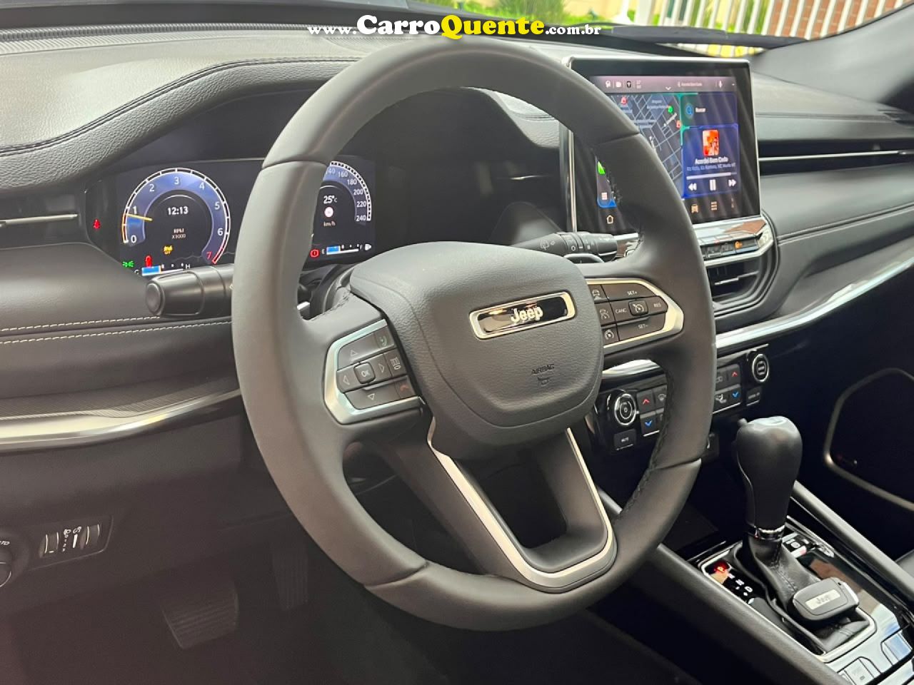 JEEP   COMPASS SERIE S UNICO DONO BAIXA KM GARANTIA DE FABRICA   CINZA 2024 1.3 FLEX - Loja