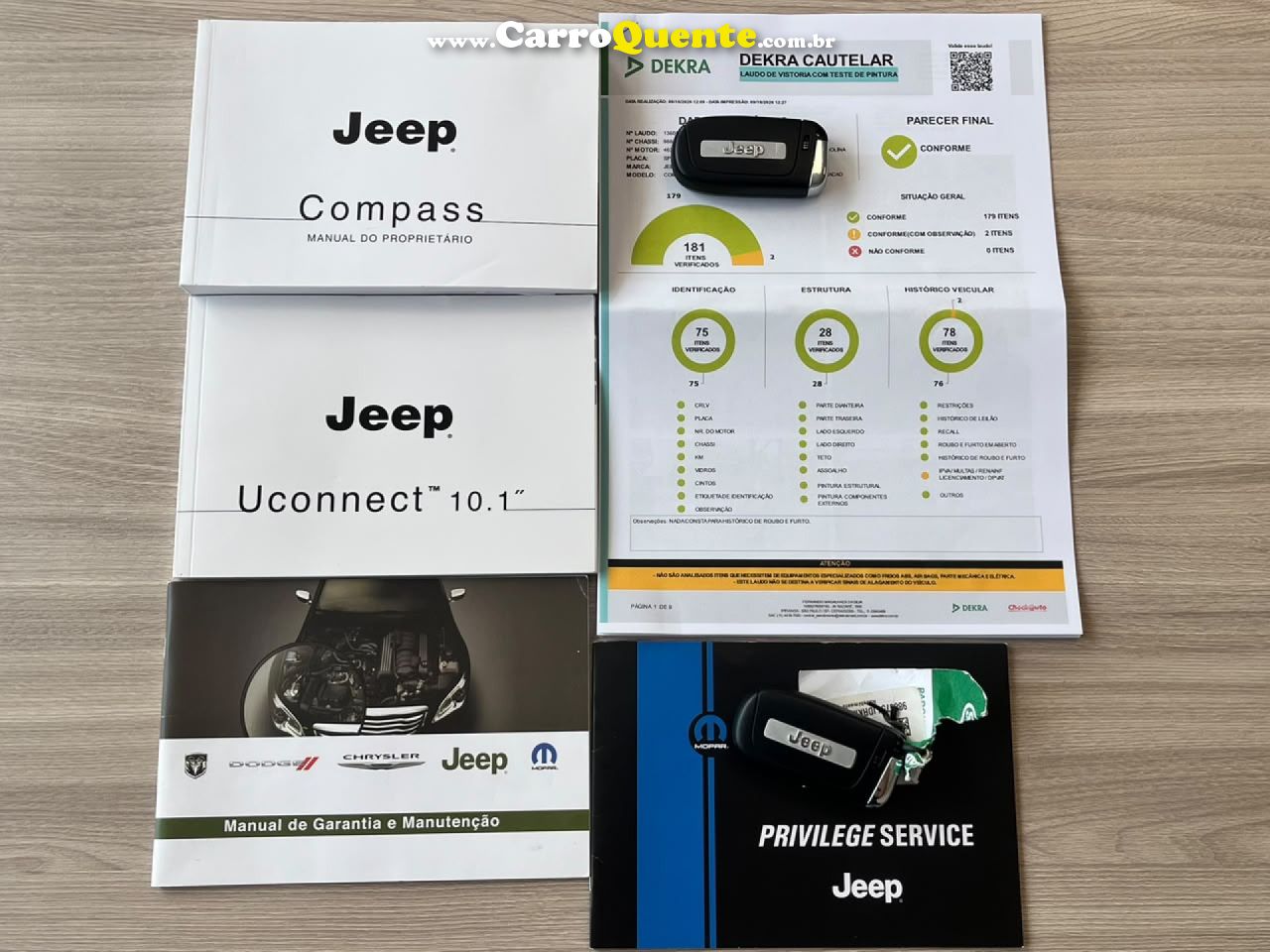 JEEP   COMPASS SERIE S UNICO DONO BAIXA KM GARANTIA DE FABRICA   CINZA 2024 1.3 FLEX - Loja