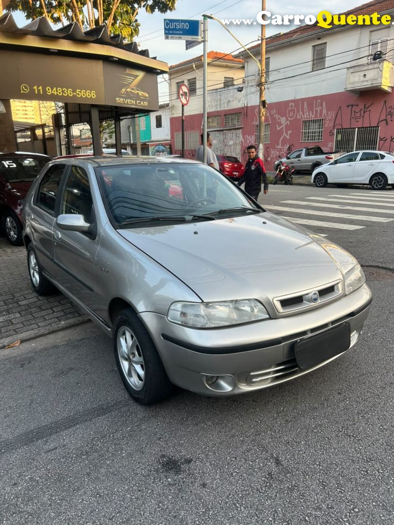 FIAT   PALIO EX CENTURY 1.0 MPI FIRE 16V 4P   CINZA 2002 1.0 GASOLINA - Loja