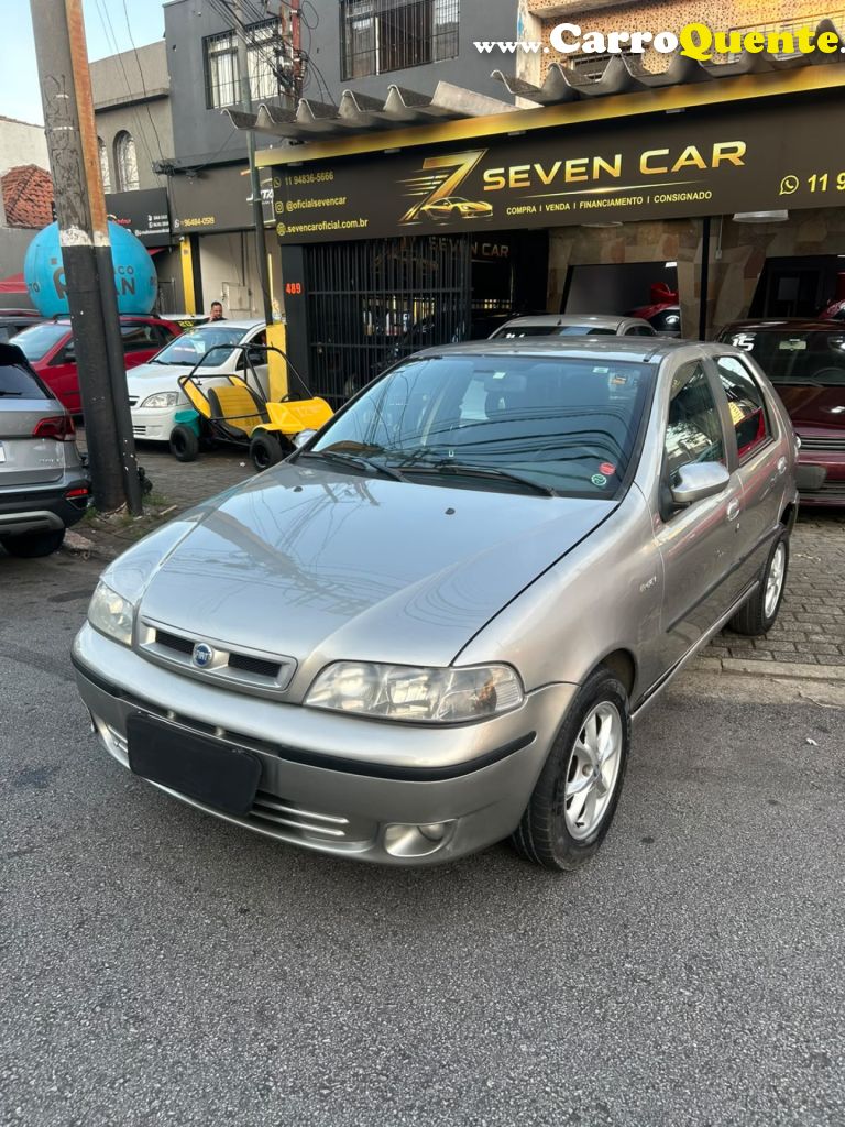 FIAT   PALIO EX CENTURY 1.0 MPI FIRE 16V 4P   CINZA 2002 1.0 GASOLINA - Loja