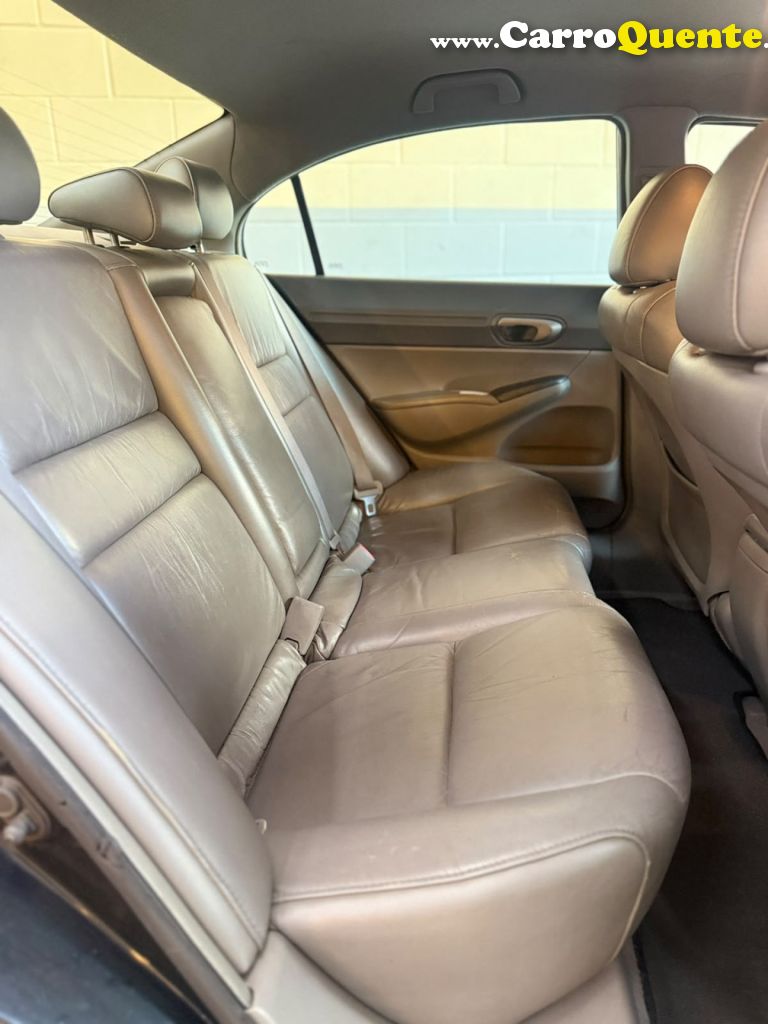 HONDA   CIVIC SEDAN LXS 1.81.8 FLEX 16V AUT. 4P   PRETO 2008 1.8 FLEX - Loja