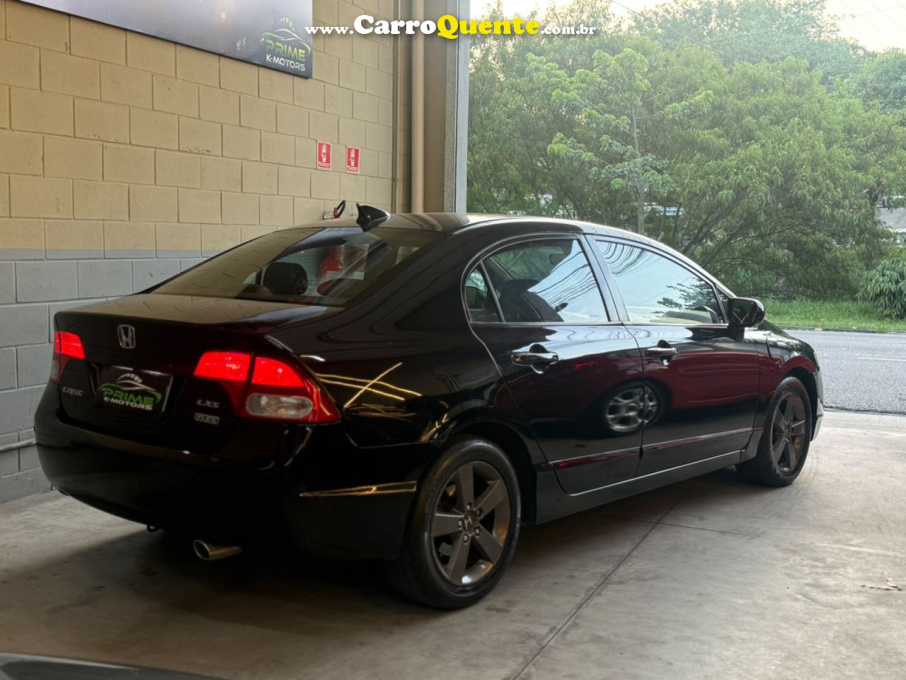 HONDA   CIVIC SEDAN LXS 1.81.8 FLEX 16V AUT. 4P   PRETO 2008 1.8 FLEX - Loja