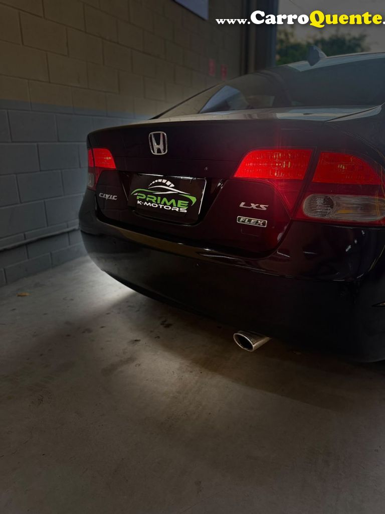 HONDA   CIVIC SEDAN LXS 1.81.8 FLEX 16V AUT. 4P   PRETO 2008 1.8 FLEX - Loja