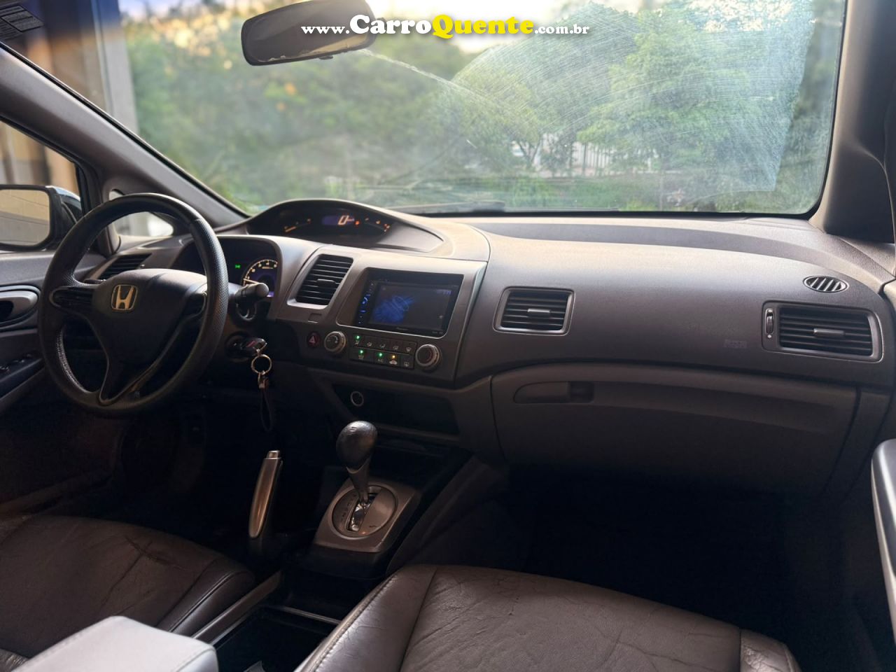 HONDA   CIVIC SEDAN LXS 1.81.8 FLEX 16V AUT. 4P   PRETO 2008 1.8 FLEX - Loja