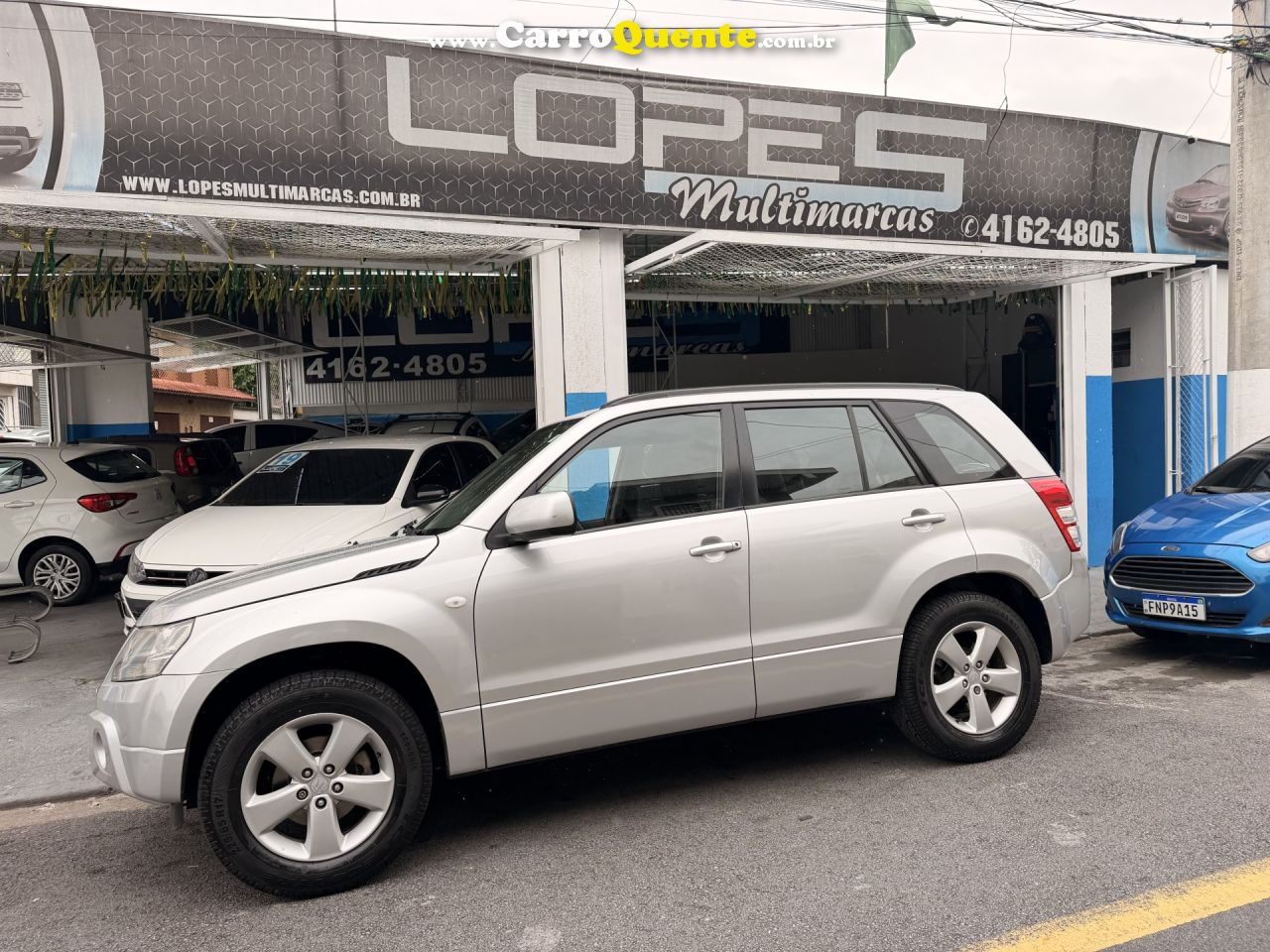 SUZUKI   GRAND VITARA 2.0 16V 4X24X4 5P MEC.   PRATA 2012 2.0 GASOLINA - Loja