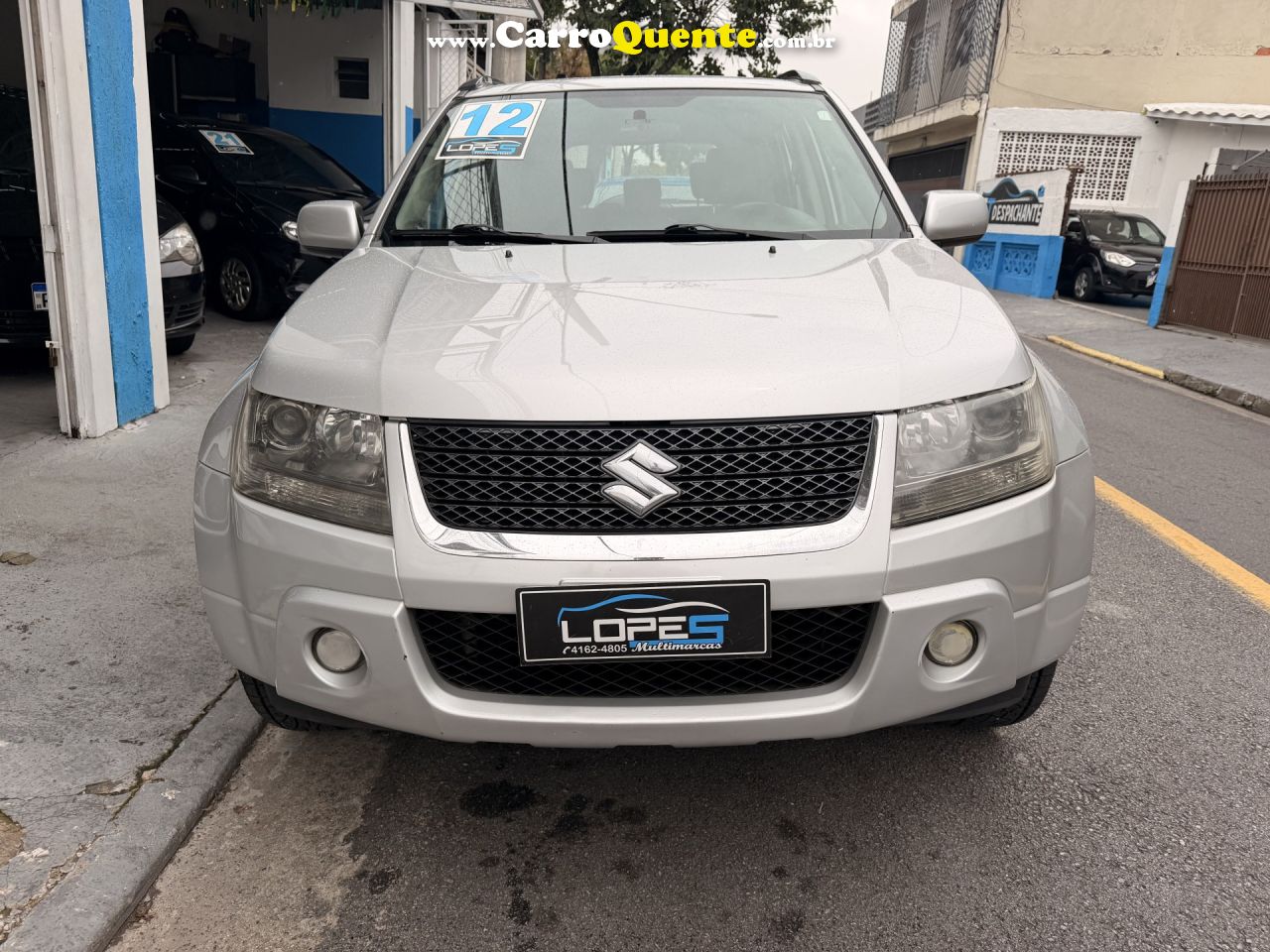 SUZUKI   GRAND VITARA 2.0 16V 4X24X4 5P MEC.   PRATA 2012 2.0 GASOLINA - Loja