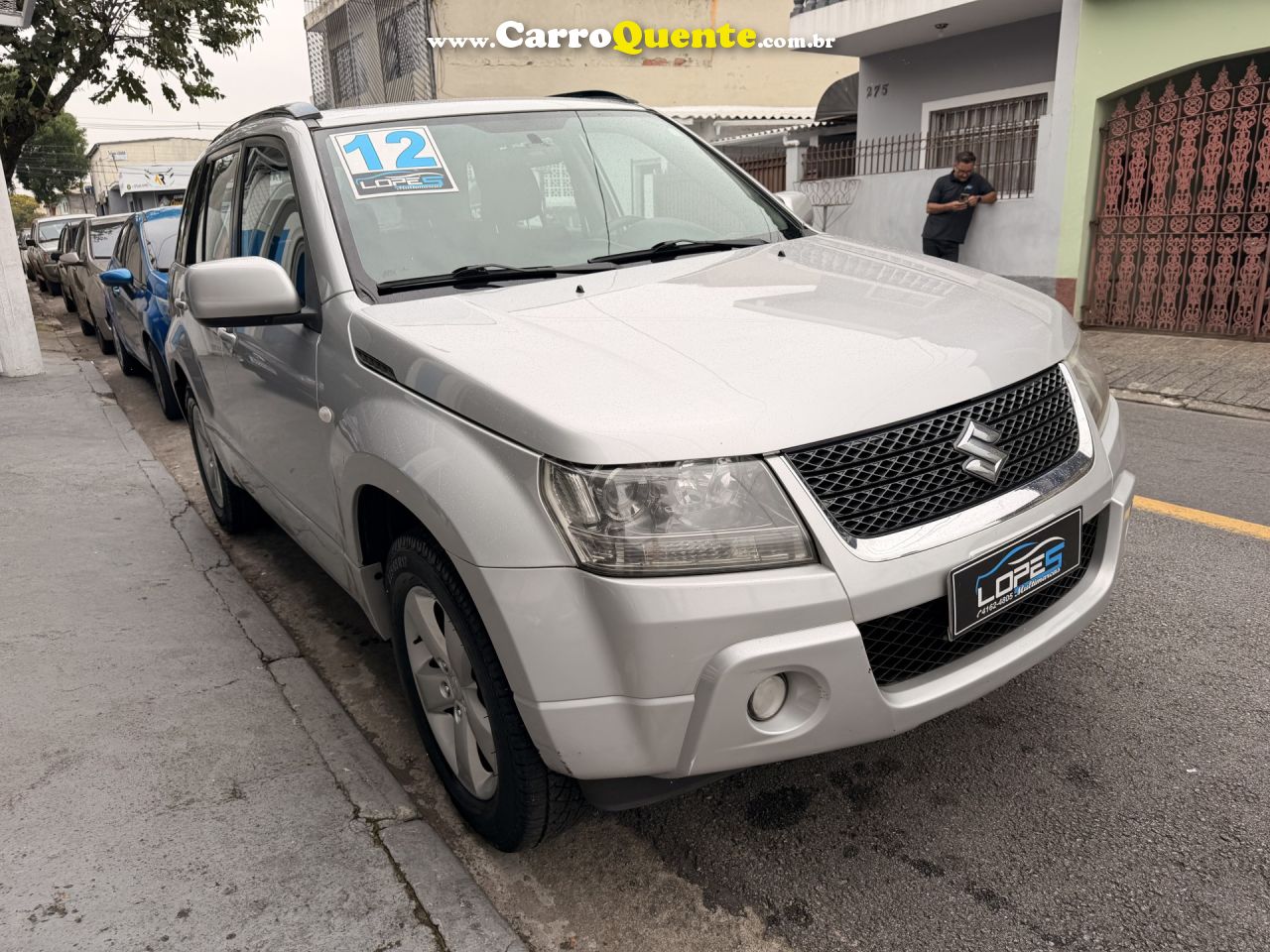 SUZUKI   GRAND VITARA 2.0 16V 4X24X4 5P MEC.   PRATA 2012 2.0 GASOLINA - Loja