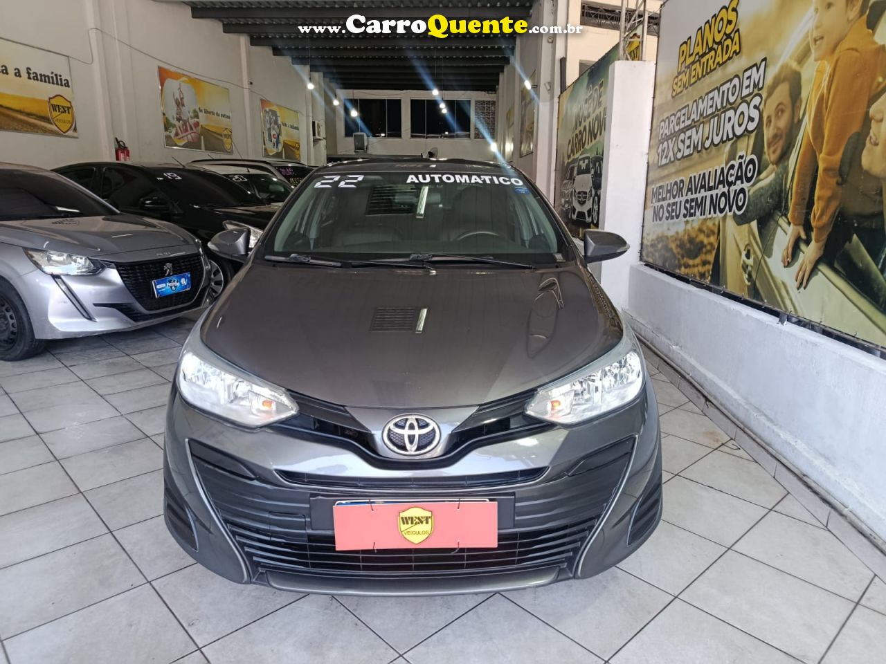 TOYOTA YARIS 1.5 16V SEDAN XL LIVE MULTIDRIVE 2022 - Loja