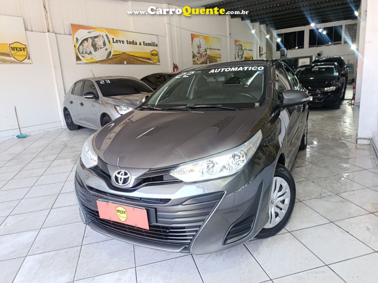 TOYOTA YARIS 1.5 16V SEDAN XL LIVE MULTIDRIVE 2022 - Loja