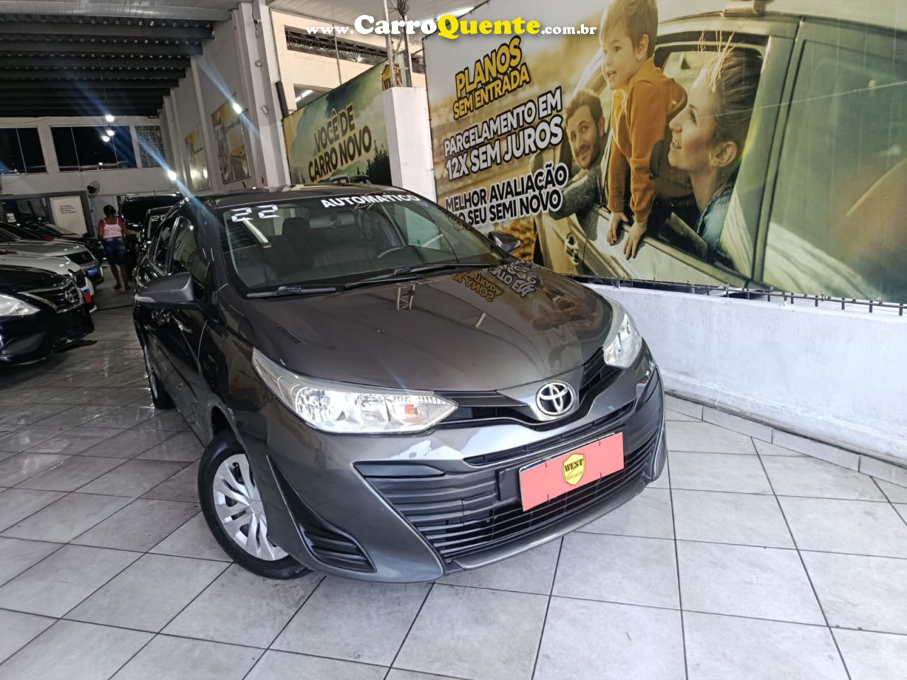 TOYOTA YARIS 1.5 16V SEDAN XL LIVE MULTIDRIVE 2022 - Loja