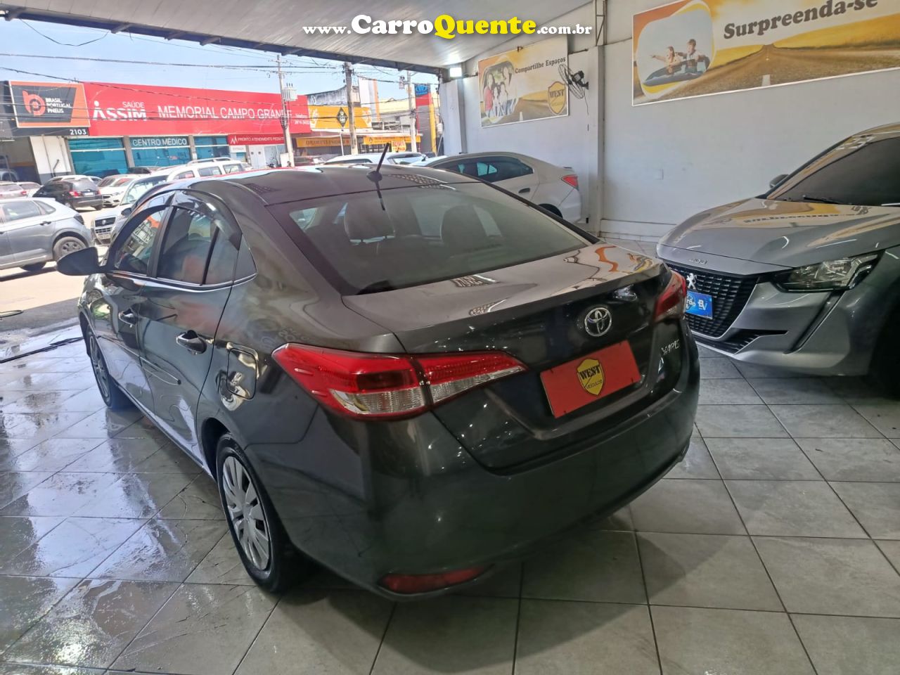 TOYOTA YARIS 1.5 16V SEDAN XL LIVE MULTIDRIVE 2022 - Loja