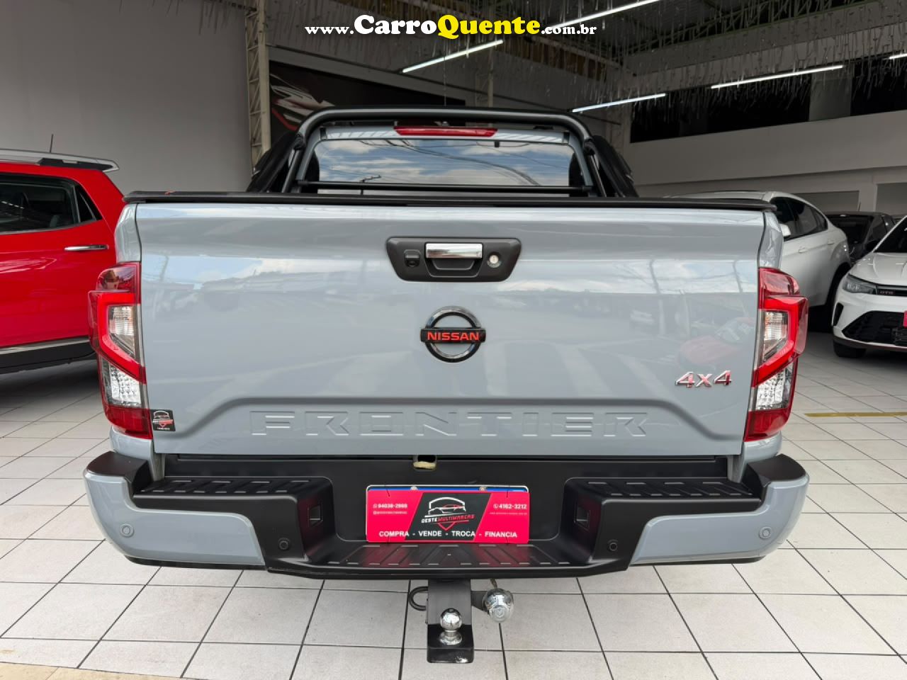NISSAN   FRONTIER PRO4X CD 4X4 2.3 BI-TB DIE. AUT   CINZA 2023 2.3 GASOLINA - Loja