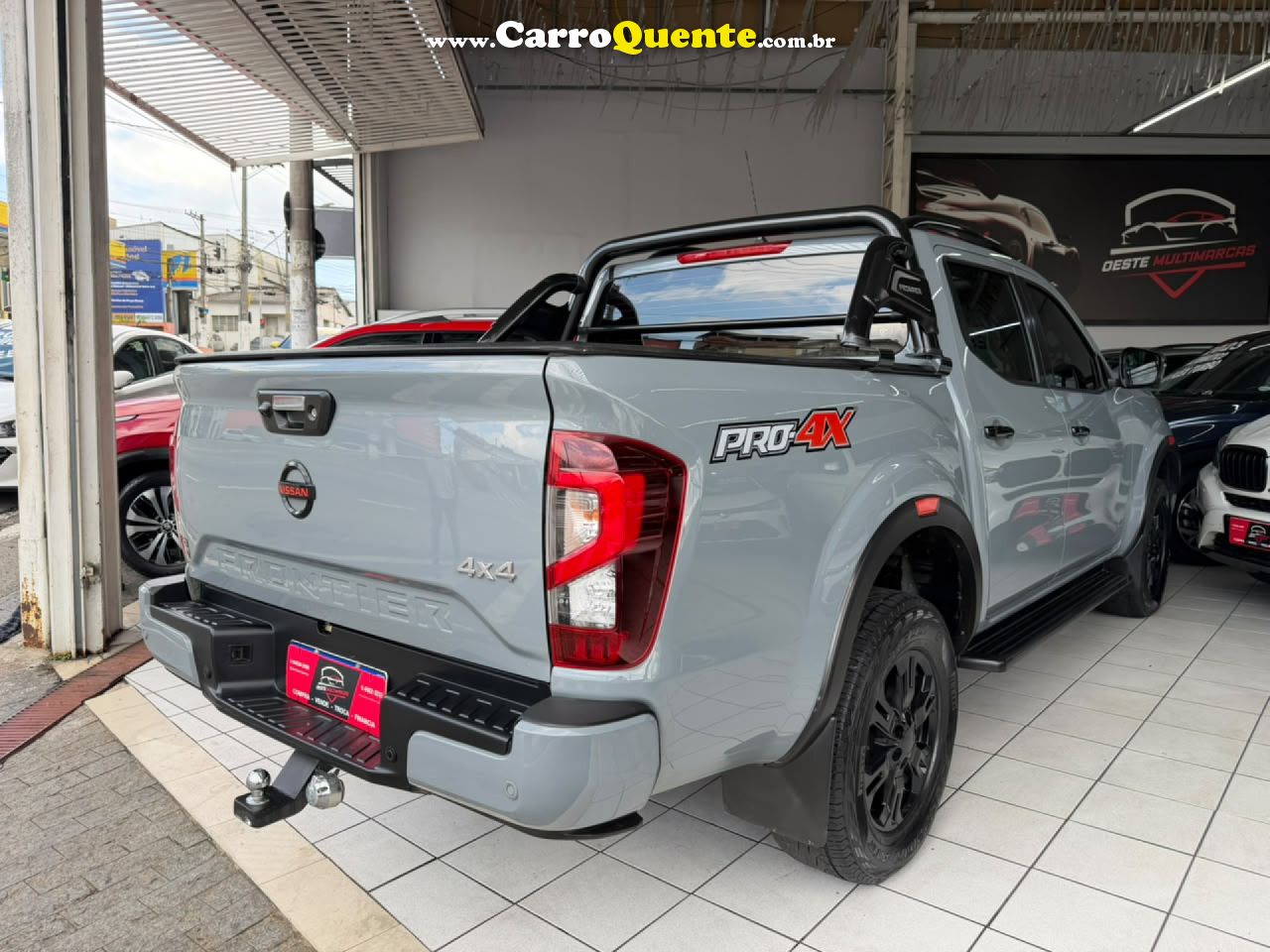 NISSAN   FRONTIER PRO4X CD 4X4 2.3 BI-TB DIE. AUT   CINZA 2023 2.3 GASOLINA - Loja