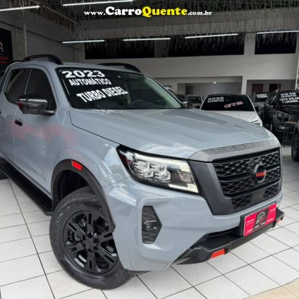 NISSAN   FRONTIER PRO4X CD 4X4 2.3 BI-TB DIE. AUT   CINZA 2023 2.3 GASOLINA