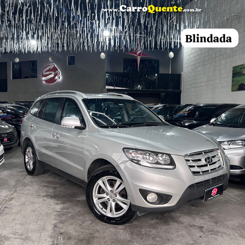 HYUNDAI   SANTA FE GLS 3.5 V6 4X4 TIPTRONIC   PRATA 2012 3.5 GASOLINA - Loja