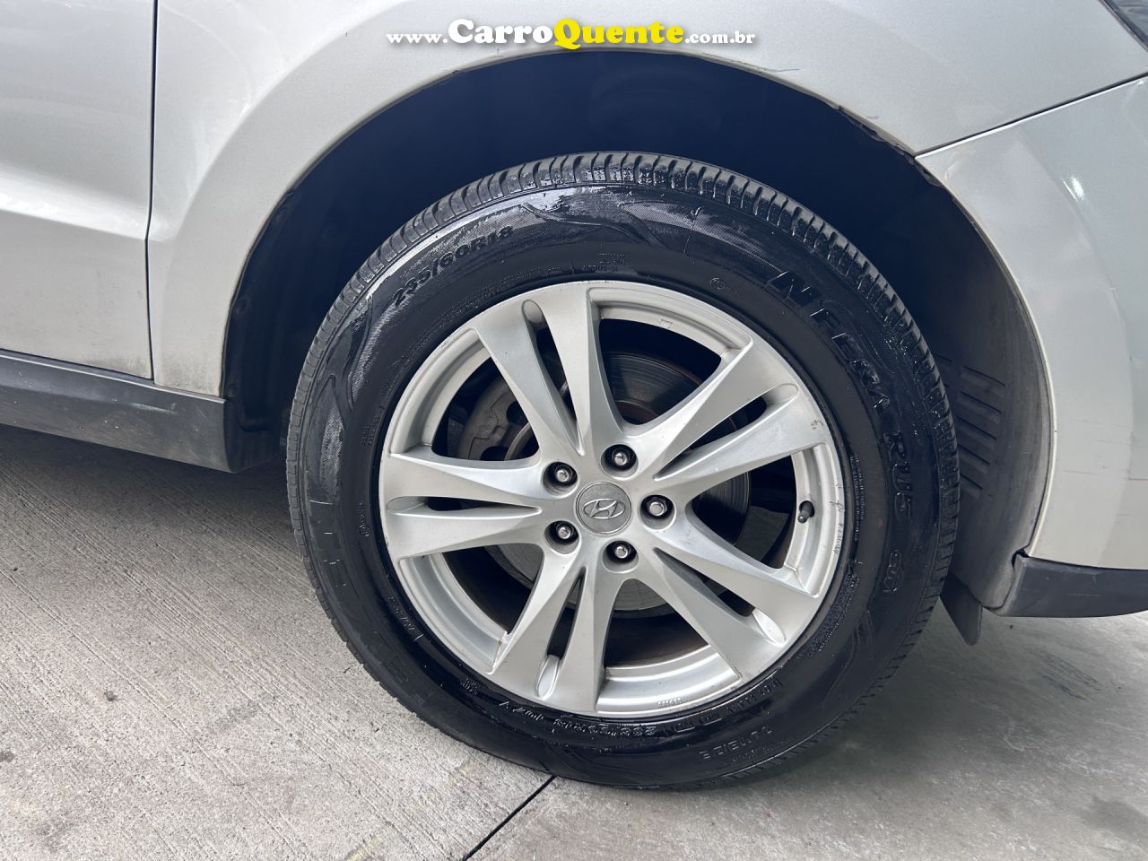 HYUNDAI   SANTA FE GLS 3.5 V6 4X4 TIPTRONIC   PRATA 2012 3.5 GASOLINA - Loja