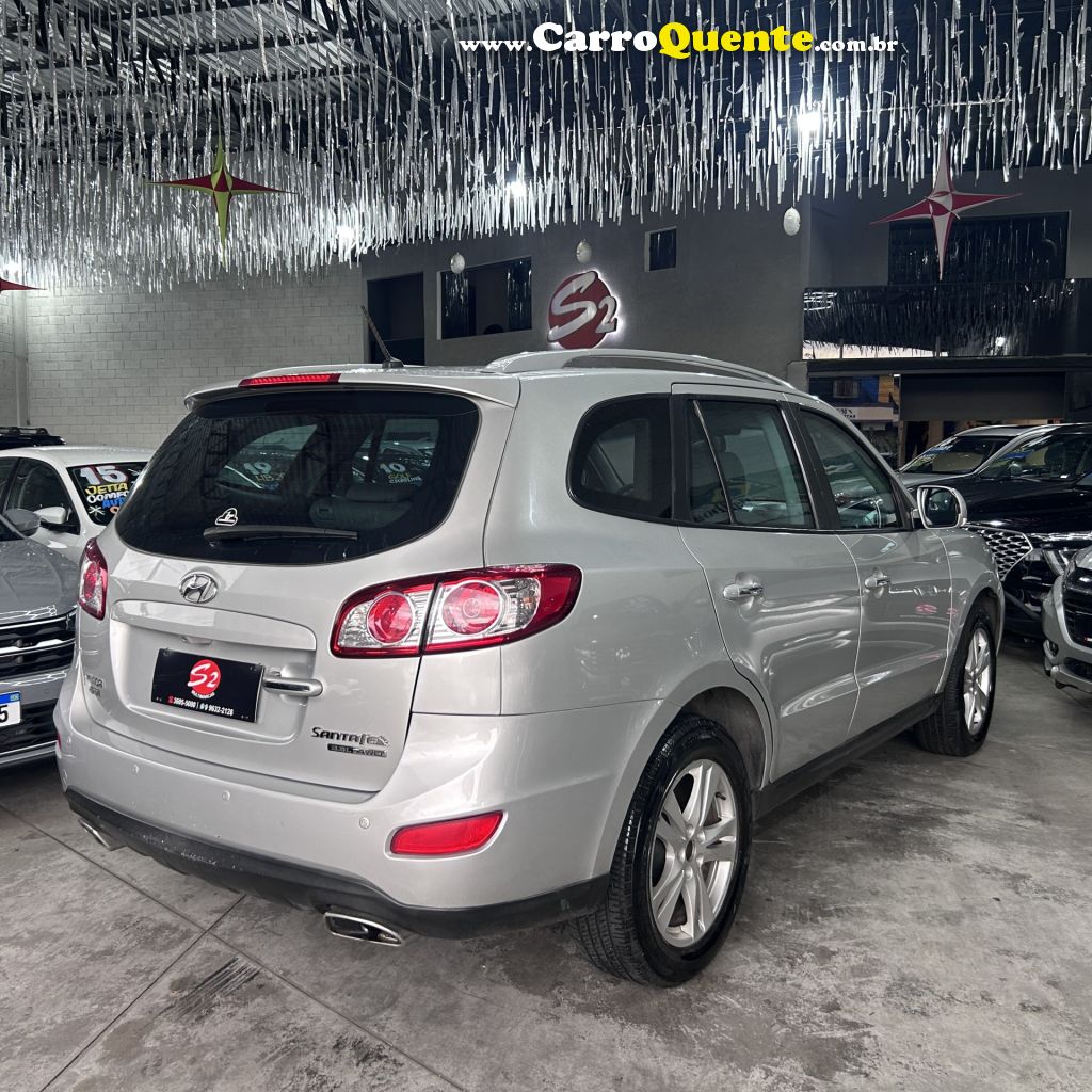 HYUNDAI   SANTA FE GLS 3.5 V6 4X4 TIPTRONIC   PRATA 2012 3.5 GASOLINA - Loja