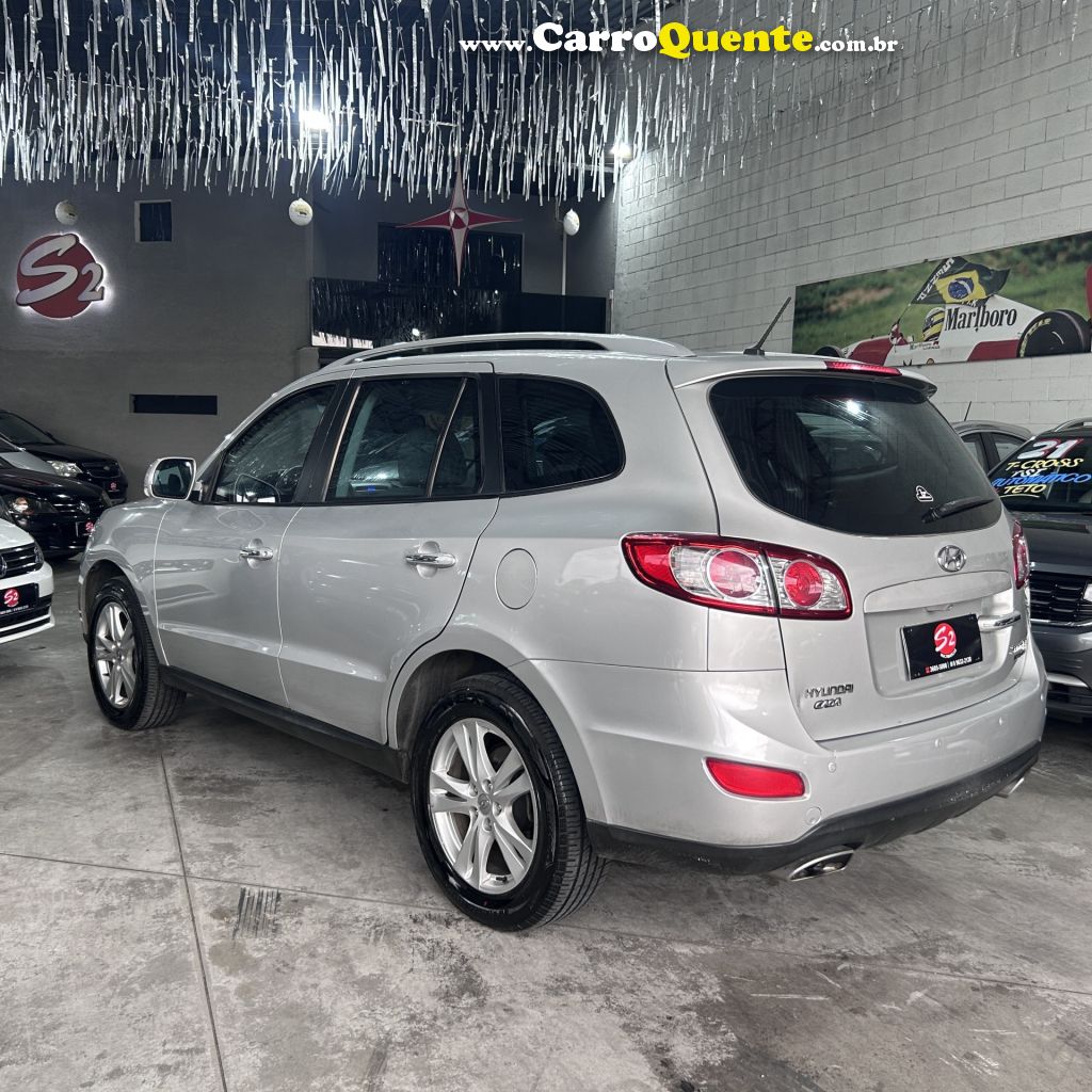 HYUNDAI   SANTA FE GLS 3.5 V6 4X4 TIPTRONIC   PRATA 2012 3.5 GASOLINA - Loja