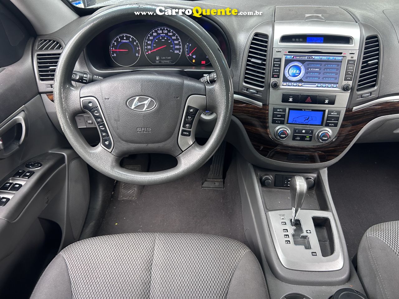 HYUNDAI   SANTA FE GLS 3.5 V6 4X4 TIPTRONIC   PRATA 2012 3.5 GASOLINA - Loja