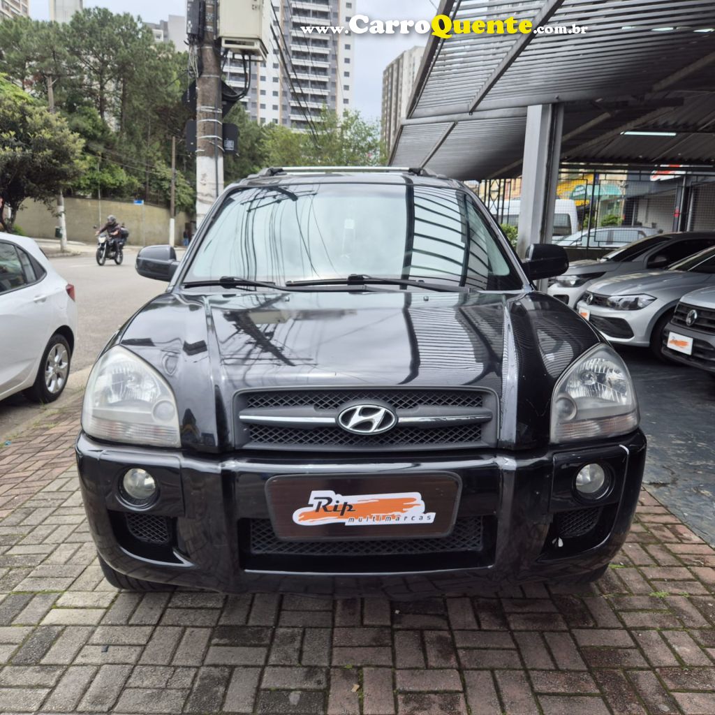 HYUNDAI   TUCSON GLS 2.7 MPFI 24V 175CV AUT.   PRETO 2008 2.7 GASOLINA - Loja