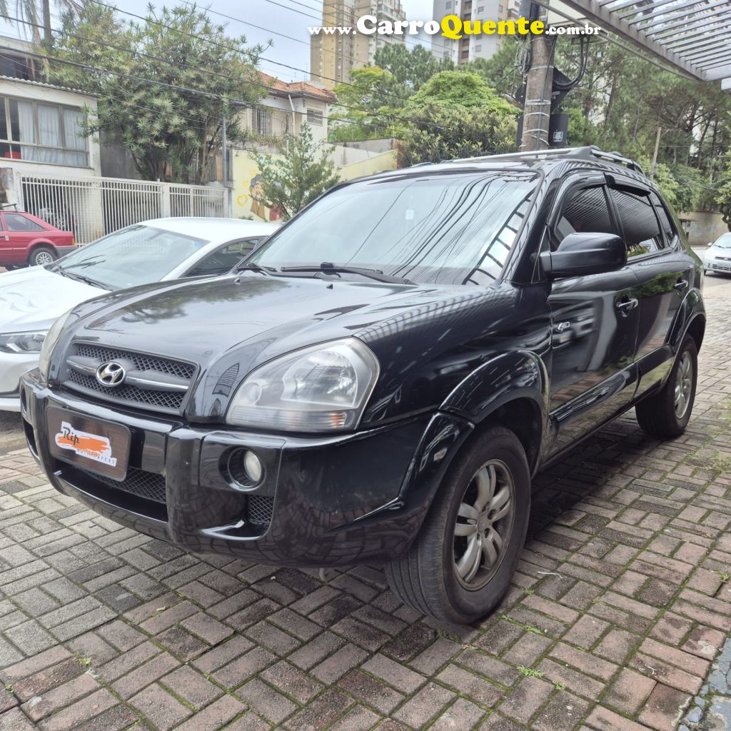 HYUNDAI   TUCSON GLS 2.7 MPFI 24V 175CV AUT.   PRETO 2008 2.7 GASOLINA - Loja