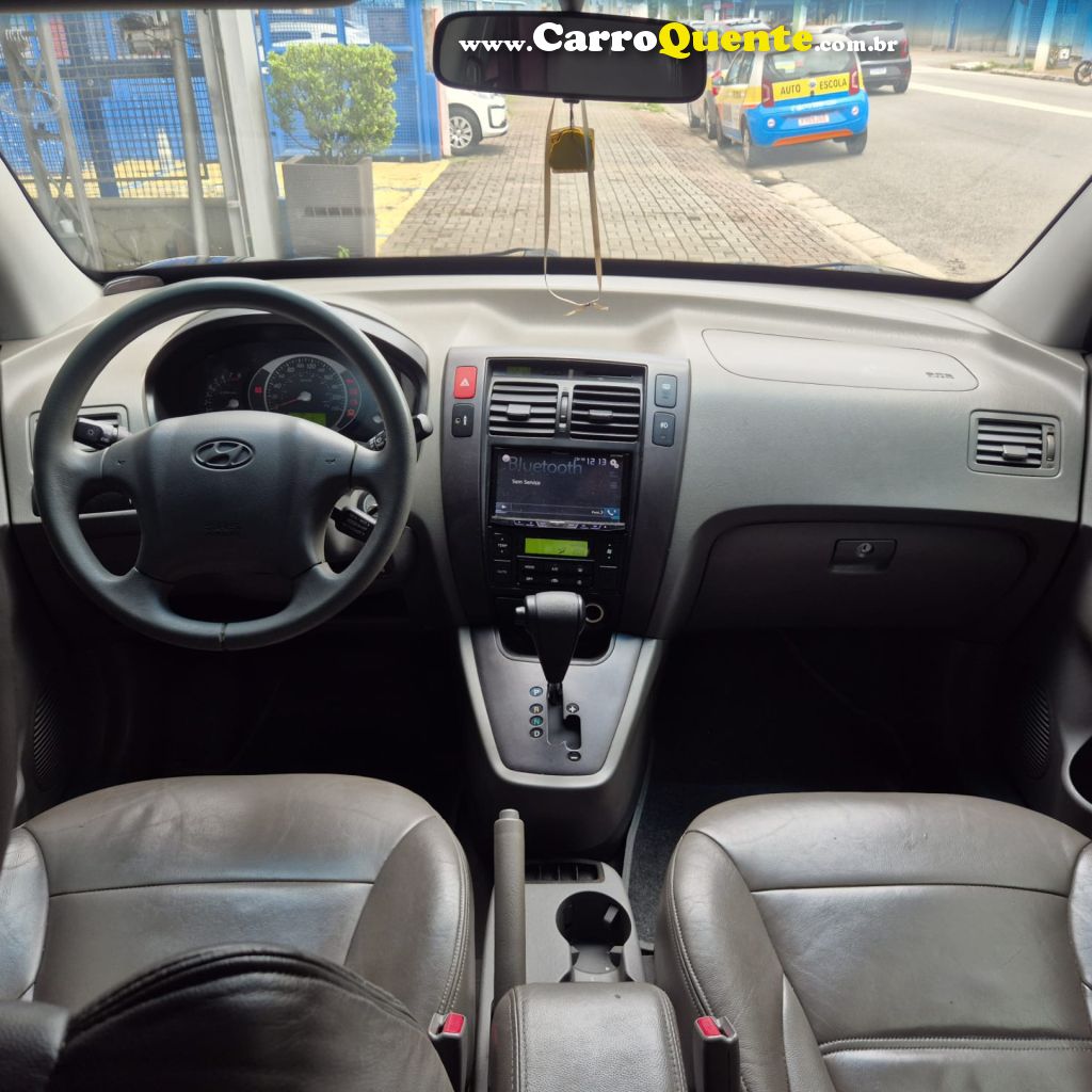 HYUNDAI   TUCSON GLS 2.7 MPFI 24V 175CV AUT.   PRETO 2008 2.7 GASOLINA - Loja