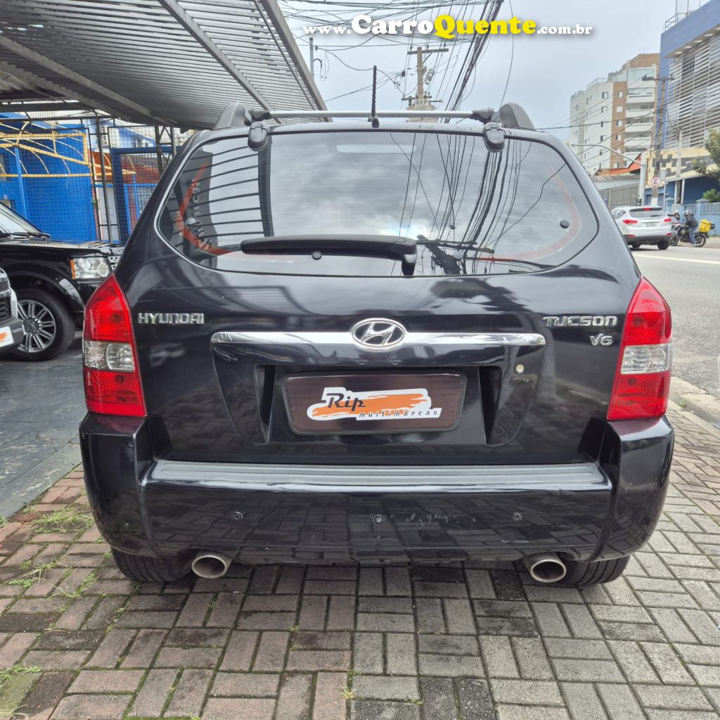 HYUNDAI   TUCSON GLS 2.7 MPFI 24V 175CV AUT.   PRETO 2008 2.7 GASOLINA - Loja