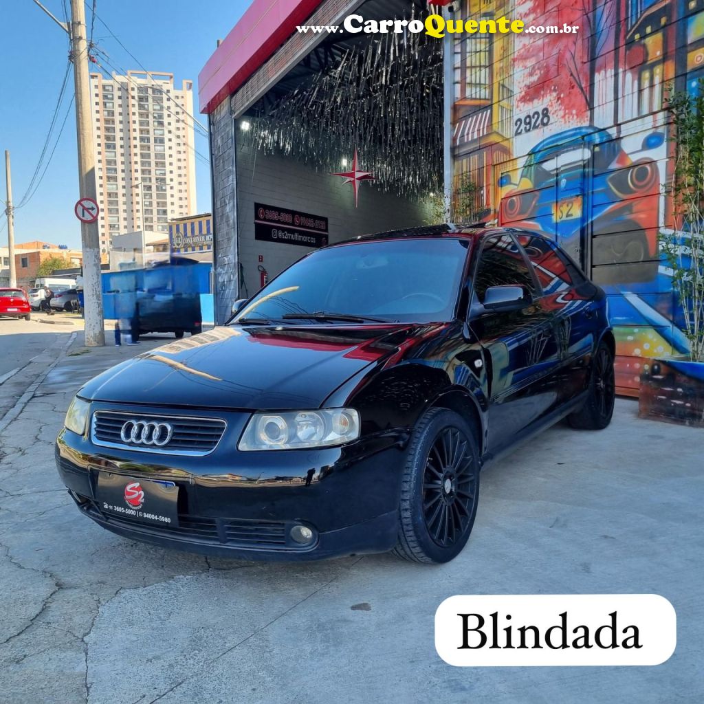 AUDI   A3 1.8 TURBO 180CV 5P MEC.   PRETO 2004 1.8 GASOLINA - Loja