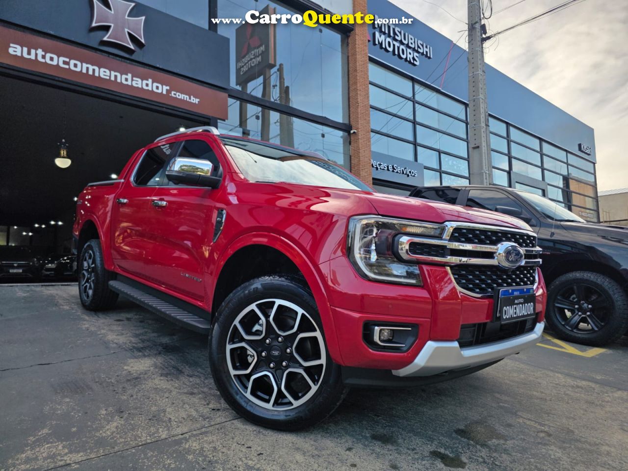 FORD   RANGER LIMITED+ 3.0 V6 4X4 CD TB DIE AUT   VERMELHO 2024 3.0 DIESEL - Loja