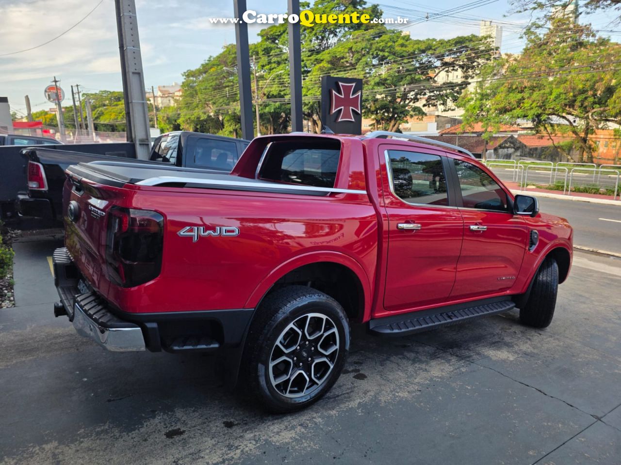 FORD   RANGER LIMITED+ 3.0 V6 4X4 CD TB DIE AUT   VERMELHO 2024 3.0 DIESEL - Loja