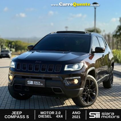JEEP   COMPASS S 2.0 4X4 TB 16V DIESEL AUT.   MARROM 2021 2.0 DIESEL