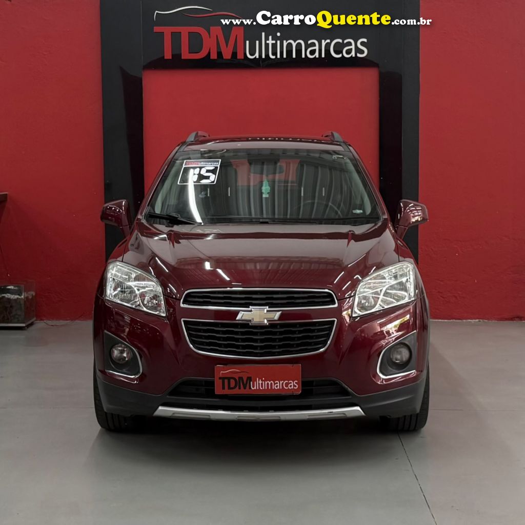 CHEVROLET   TRACKER LTZ 1.8 16V FLEX 4X2 AUT.   VERMELHO 2015 1.8 FLEX - Loja