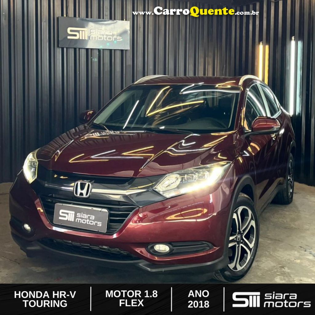 HONDA   HR-V TOURING 1.8 FLEXONE 16V 5P AUT.   VERMELHO 2018 1.8 GASOLINA - Loja