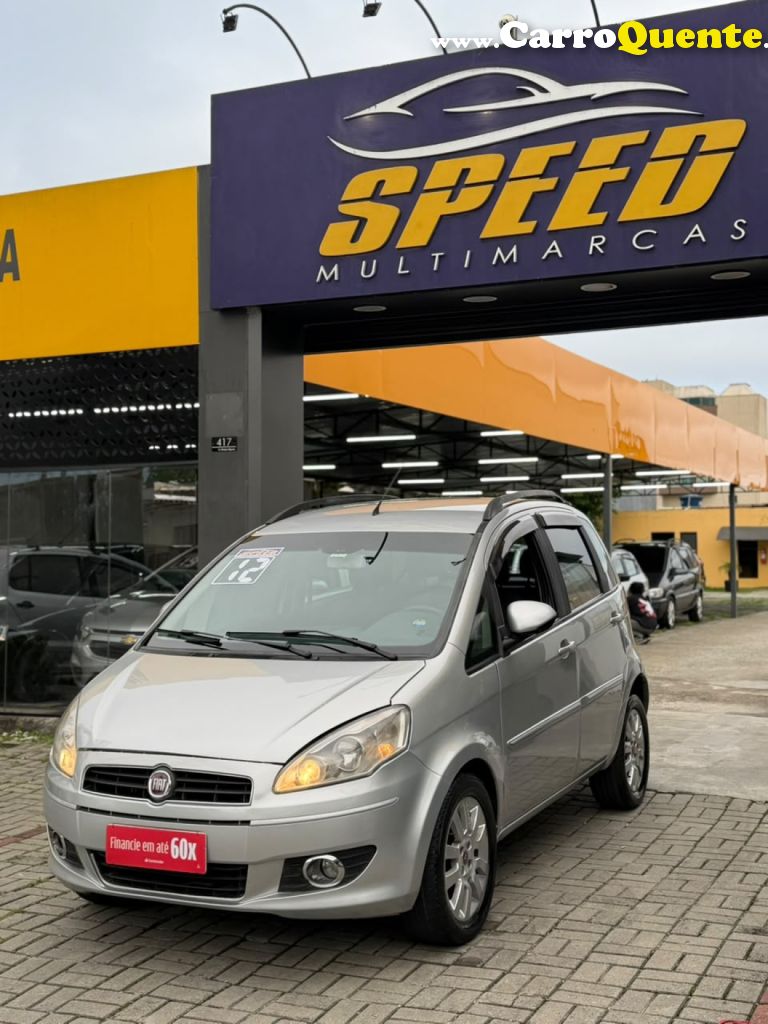 FIAT   IDEA ATTRACTIVE 1.4 FIRE FLEX 8V 5P   PRATA 2012 1.4 FLEX - Loja